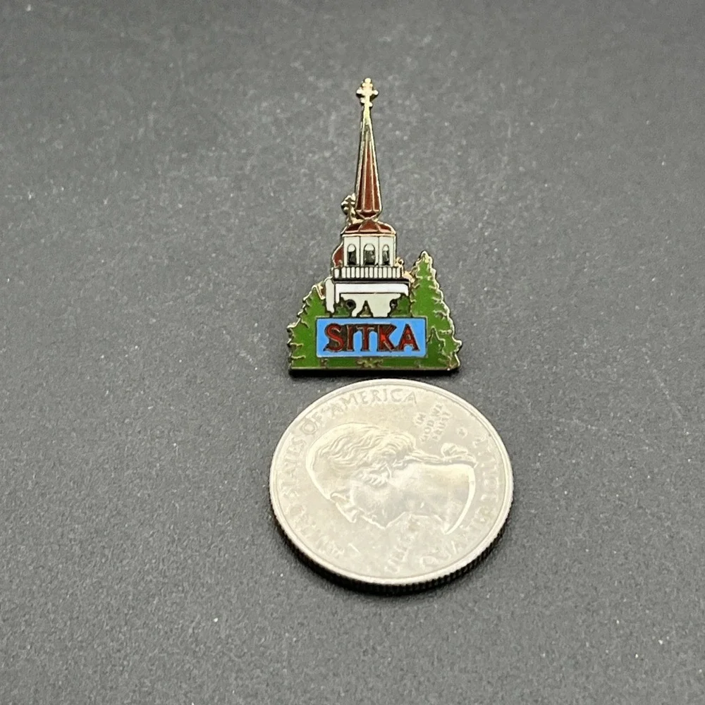 Sitka Alaska United States Of America Lapel Hat‎ Pin